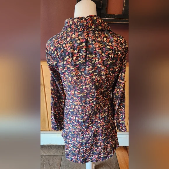 Tulle by Anthropologie Button Up Shirt Dress with Pockets Size XS - Picture 4 of 14